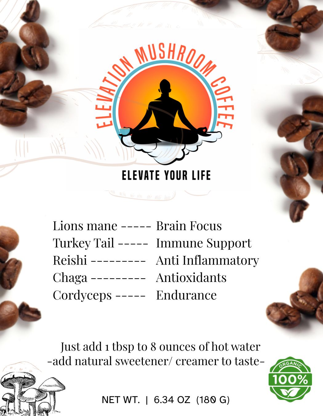 Elevation Mushroom Coffee