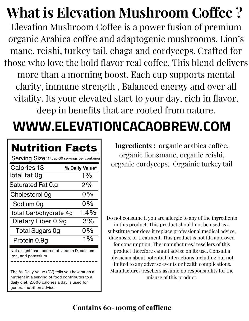 Elevation Mushroom Coffee